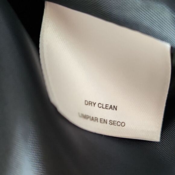 Jones New York Signature Navy White Stripe Double Breasted Cropped Blazer 12 - Picture 7 of 11